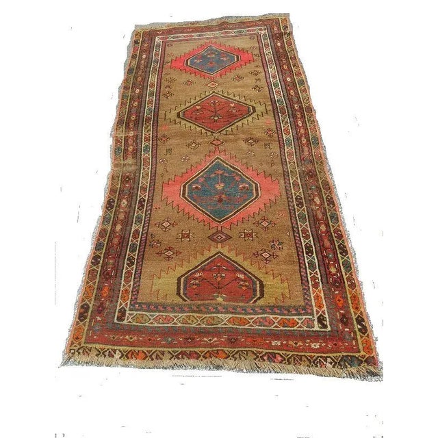 Antique Bakshaish Rug - 3′6″ × 6′8″ For Sale - Image 10 of 10