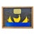 Mid 20th Century German Folk Art Duck Painting on Wood For Sale