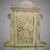 19th Century Italian Carved Faux Marble Painted Reliquary Cabinet with Door and Shaped Sides Niche For Sale - Image 10 of 10