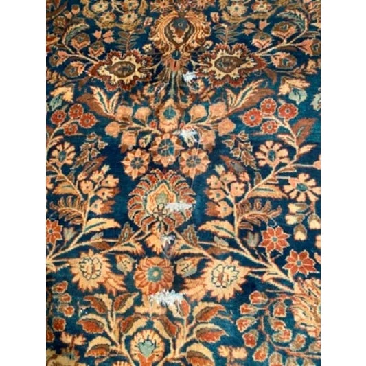 1920s Pasargad NY Antique Persian Qazvin Wool Rug - 10′1″ × 21′6" For Sale - Image 5 of 10
