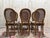 Louis XVI Medallion Chairs in Wood and Caning, 1960s, Set of 6 For Sale - Image 3 of 9