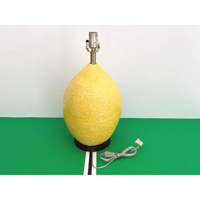 Oversize Lemon Lamp by Hanson & Shade, C1970 For Sale - Image 16 of 18