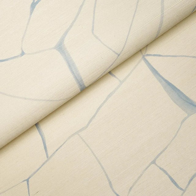 Not Yet Made - Made To Order Schumacher Filigree Sisal Wallpaper In Sky For Sale - Image 5 of 5