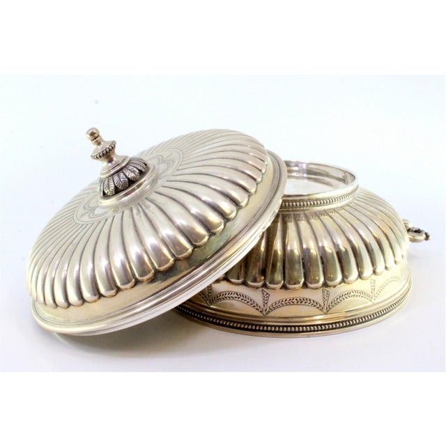 Gummed Silver Candy Box with Engravings For Sale - Image 4 of 11