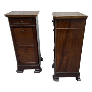 Antique Bedside Tables, 19th Century, Set of 2 For Sale