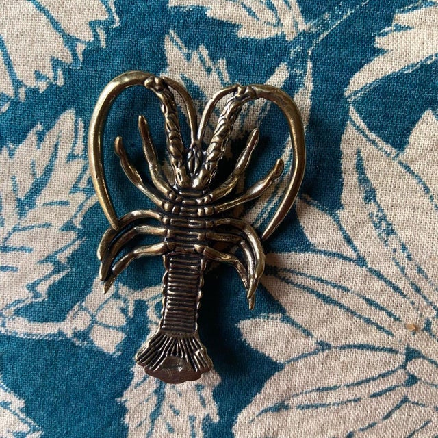 Art Deco Lobster Knife Rests, 1960s, Set of 12 For Sale - Image 4 of 8