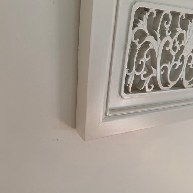 Wood Chinoiserie Panels- Set of 2 For Sale - Image 7 of 12