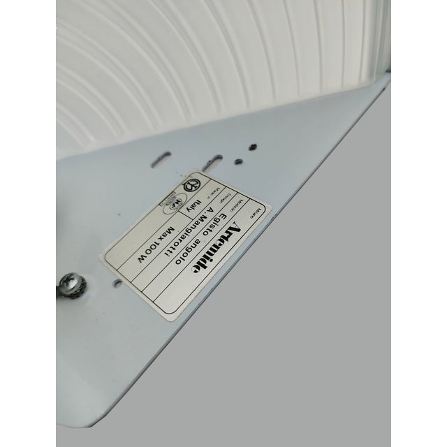 1980s Vintage Italian Wall Lamps by Angelo Mangiarotti for Artemide, 1980s, Set of 2 For Sale - Image 5 of 11