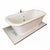 Traditional Rare J.L.Mott Antique Freestanding Earthenware Tub With Marble Base For Sale - Image 3 of 7