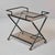 Mid-Century Italian Black Faux-Bamboo Bar Trolley For Sale - Image 12 of 12