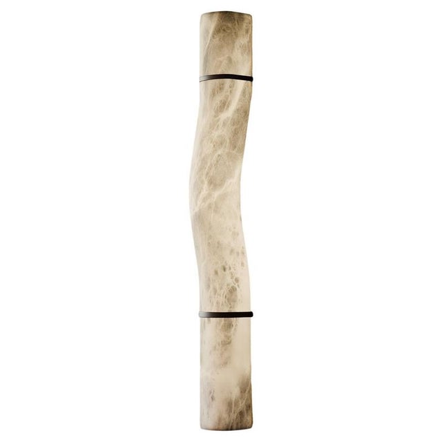 Signature WS Wall Lamp by United Alabaster For Sale - Image 6 of 6