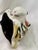 Cream Vintage Hand Painted Tiger Head Wall Sculpture For Sale - Image 8 of 10