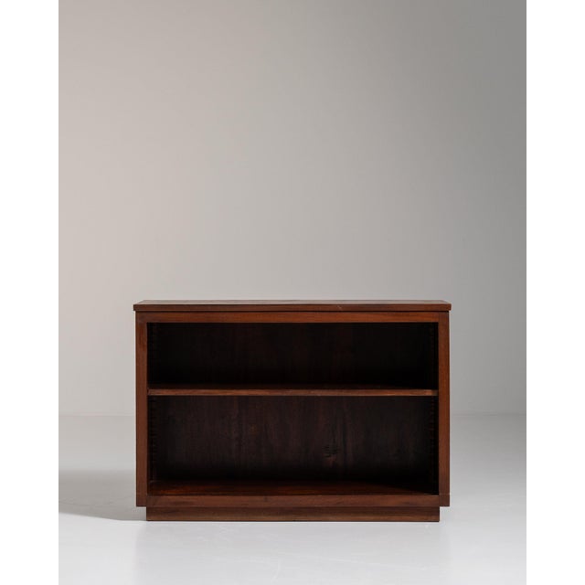 1960-1969 Denmark Rich Mahogany Open Mahogany Bookcase For Sale - Image 4 of 11