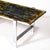 Metal Mid-Century Ceramic Tile & Polished Aluminum Coffee Table by Juliette Belarti For Sale - Image 7 of 16