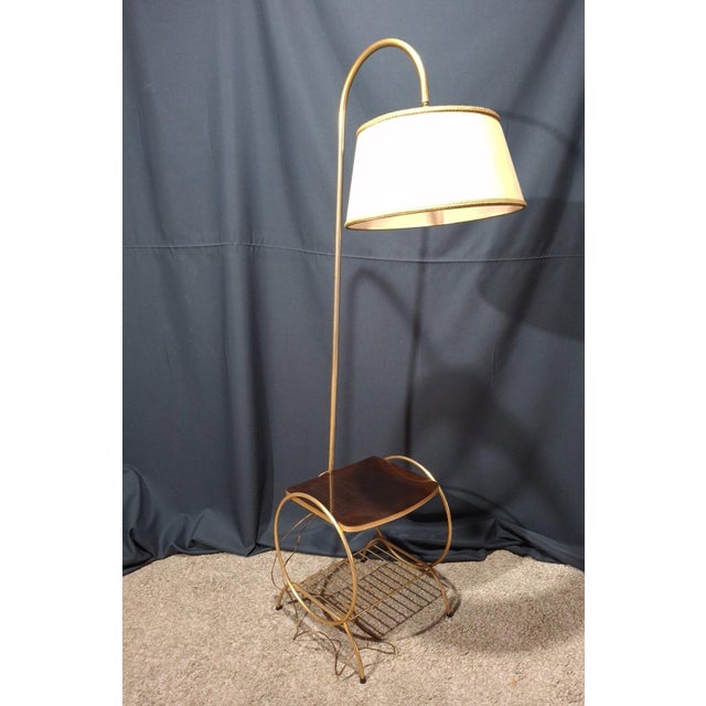 Floor Lamp with Reading Light, 1950s For Sale - Image 9 of 10