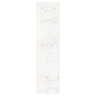 Modern Botanic Silk Beige Runner by Doris Leslie Blau For Sale