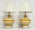 Mid-Century Modern A Pair of Vintage 1960s Striped Ceramic Table Lamps by Remains Lighting For Sale - Image 3 of 18