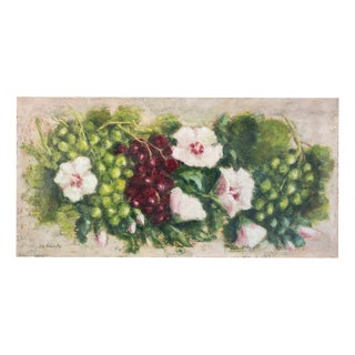 Unknown, Still Life, Oil Painting, 1990s For Sale