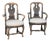 Pair, 19th Century Swedish Black Rococo Armchairs For Sale