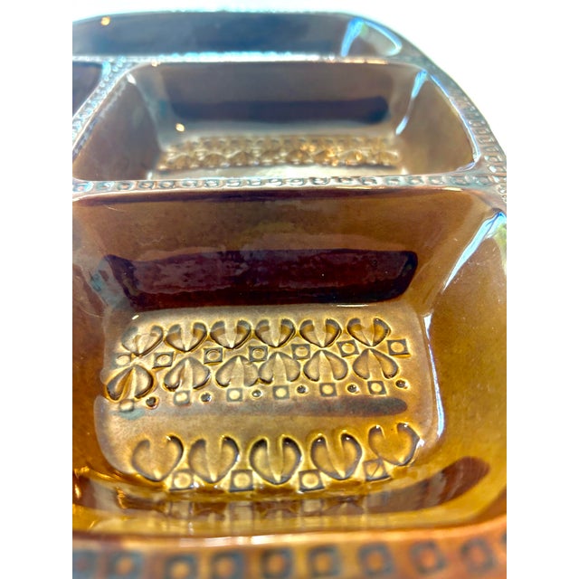 20th C. MCM Italian Gump’s Ceramic Divided Catchall For Sale In Naples, FL - Image 6 of 9