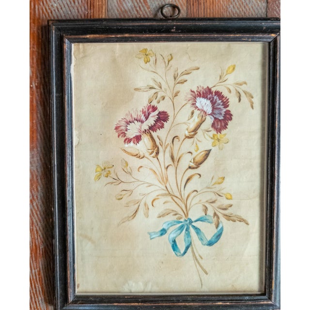 We are selling this stunning simple English watercolor floral study of Carnations. This watercolor on laid paper appears...