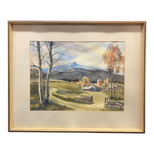 A Watercolor on Paper Painting by Henry Young (American, 20th Century)