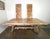 Tan Italian Painted Trestle Table C. 1900 For Sale - Image 8 of 14