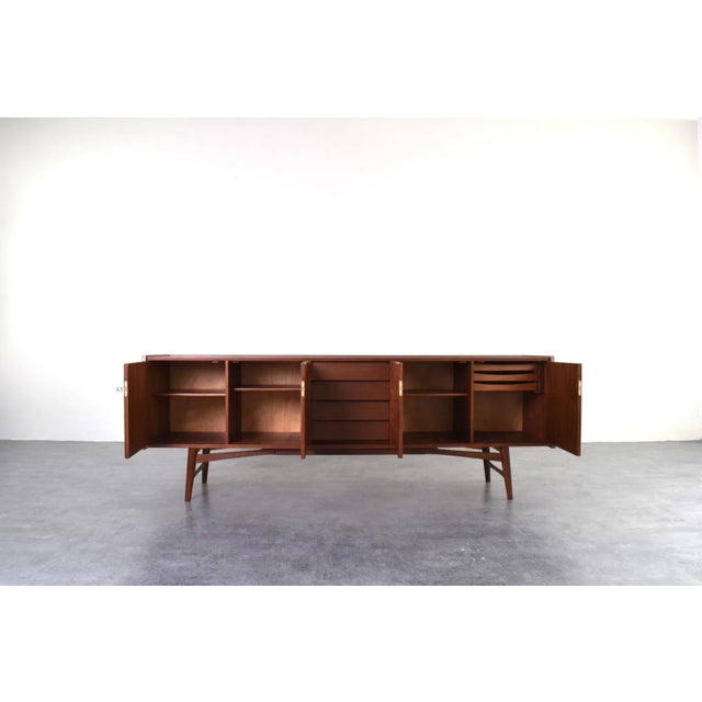 This teak sideboard chwas manufactured in Denmark in the 1960s. The furniture has been professionally and carefully...