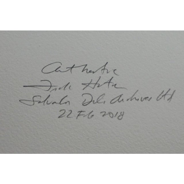 1970s Dali Don Quixote & Sancho Panza Sancho Panza H/S Dali Archive Surreal Certified For Sale - Image 4 of 4