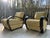 Wood Art Deco Style Club Chairs from Roche Bobois, 1990s, Set of 2 For Sale - Image 7 of 18