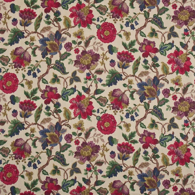 Sanderson Amanpuri Fabric in Original Chintz For Sale