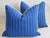 Coastal Blue/White Nautical Feather/Down Pillows 22"x 20" - Pair For Sale - Image 13 of 13