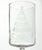 1990s Neiman Marcus Vintage Set of 7 Etched Christmas Tree Wine or Water Glasses For Sale - Image 4 of 5