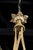 19th Century French Louis XVI Style 19th Century Bronze Three-Light Chandelier with Torch For Sale - Image 10 of 11
