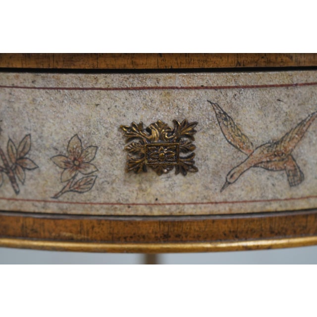 Maitland Smith Chinoiserie Round Drum Table For Sale - Image 10 of 18