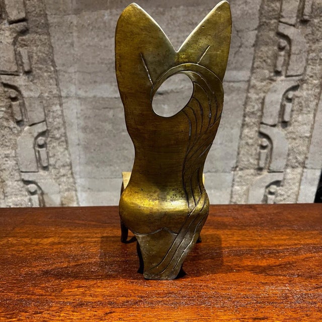 1970s Bronze Chair Sculpture Modern Surrealism Mexico For Sale - Image 4 of 13