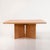 Square coffee table, Italian-made in the 1970s, made of ash wood. Good overall condition, with a scuff mark on the top.