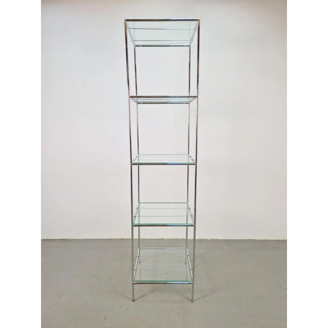 1960s Vintage Abstracta Display Rack in Metal & Glass by Poul Cadovius, Denmark, 1960s For Sale - Image 5 of 11