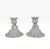 Add a touch of classic romanticism to your next design project with this pristine pair of mid-century Westmoreland white...