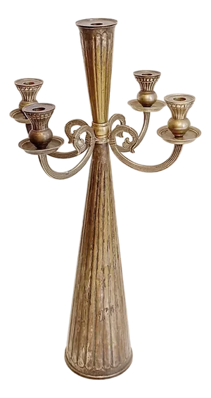 Large Candleholder with Four Arms