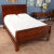 2020s Traditional Mahogany King Size Sleigh Bedframe For Sale - Image 5 of 12