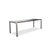 Kristalia Sushi Wooden Dining Table in Anthracite Silver with Manual Extension Function For Sale - Image 4 of 14