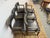 Gray Antonio Citterio for Maxalto + B&b Italia Simplice Leather Arm Chairs, Set of Six For Sale - Image 8 of 12