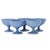 1930s Hazel Atlas Moderntone Platonite Blue Sherbet Bowls, Set of 5 (1930s–40s) For Sale - Image 5 of 10
