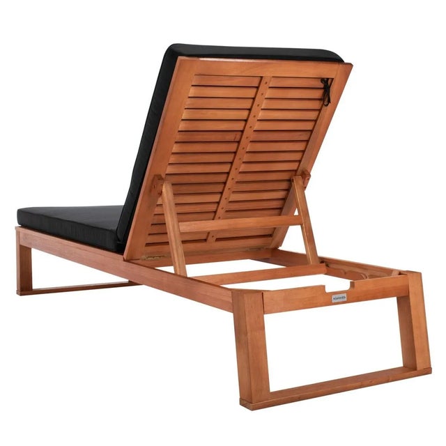 Solano Sunlounger - Natural/Black For Sale - Image 12 of 12