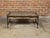 Early 21st Century Contemporary Coffee Table Made with Antique Door Fragment on Custom Iron Base For Sale - Image 5 of 12