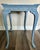 Antique Early 20th Century Blue French Country Carved Wood Rustic Console/Accent Table For Sale In Orlando - Image 6 of 12