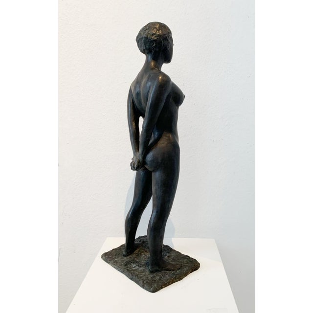 Ryszard Piotrowski, A Woman, Bronze Sculpture For Sale - Image 3 of 5