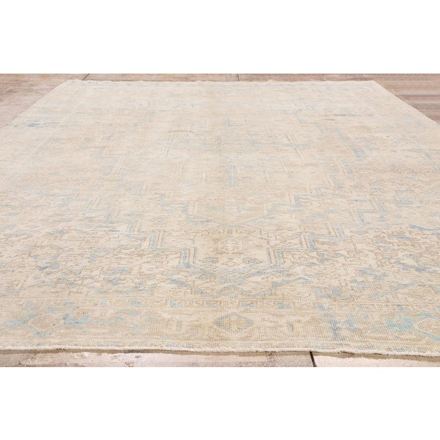 Vintage Persian Heriz Rug, 08'00 X 10'11 For Sale - Image 9 of 10