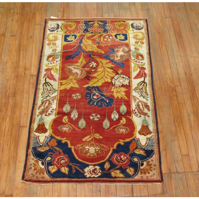 Antique Turkish Rug - 3'5" x 5'5" For Sale - Image 4 of 4